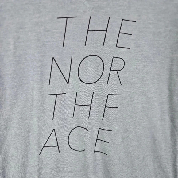 NWOT The North Face 3/4 Length Sleeve Two Tone Cotton Blend T-Shirt Size M - Picture 4 of 6